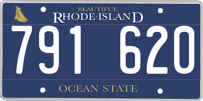 RI license plate 791620