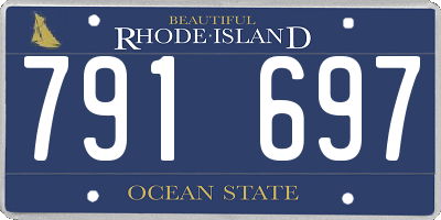 RI license plate 791697