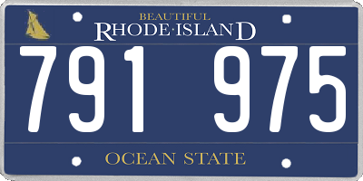 RI license plate 791975