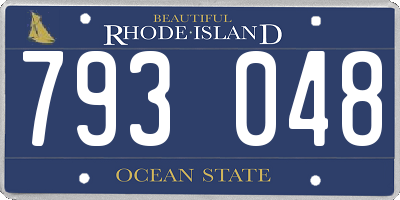 RI license plate 793048