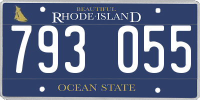 RI license plate 793055