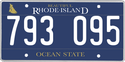 RI license plate 793095