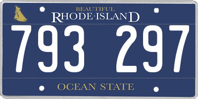 RI license plate 793297