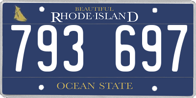 RI license plate 793697