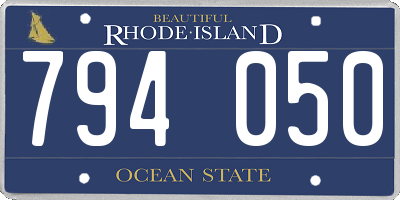 RI license plate 794050