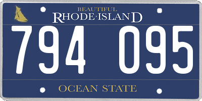 RI license plate 794095