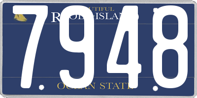RI license plate 7948
