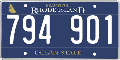 RI license plate 794901