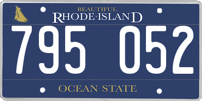 RI license plate 795052