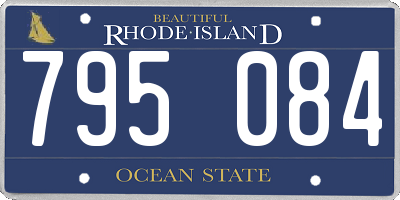 RI license plate 795084