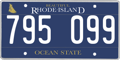 RI license plate 795099