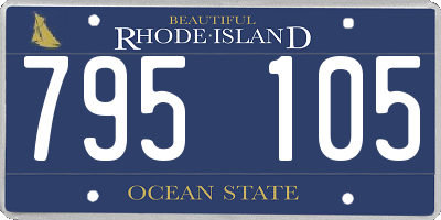 RI license plate 795105