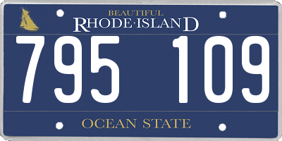 RI license plate 795109