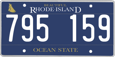 RI license plate 795159