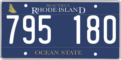 RI license plate 795180