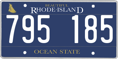 RI license plate 795185