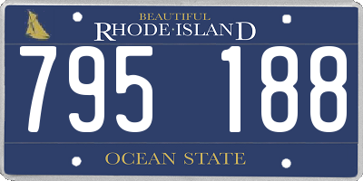 RI license plate 795188