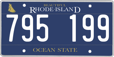 RI license plate 795199