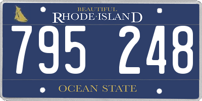 RI license plate 795248