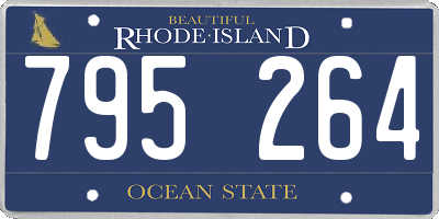 RI license plate 795264