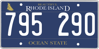 RI license plate 795290