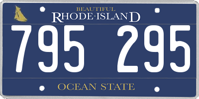 RI license plate 795295