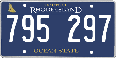 RI license plate 795297