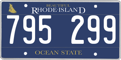 RI license plate 795299