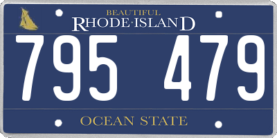 RI license plate 795479