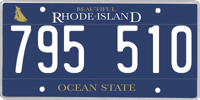 RI license plate 795510