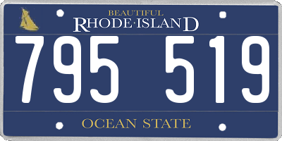 RI license plate 795519