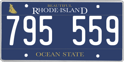 RI license plate 795559