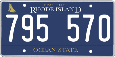 RI license plate 795570