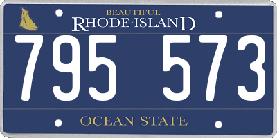 RI license plate 795573