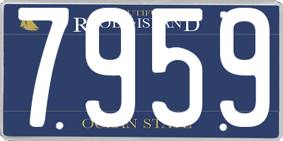 RI license plate 7959