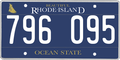 RI license plate 796095