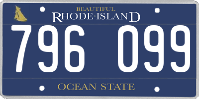RI license plate 796099