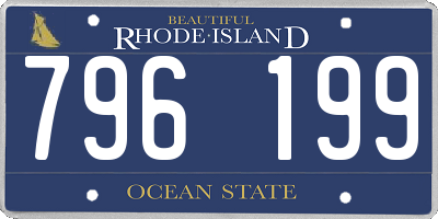 RI license plate 796199