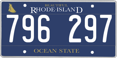 RI license plate 796297