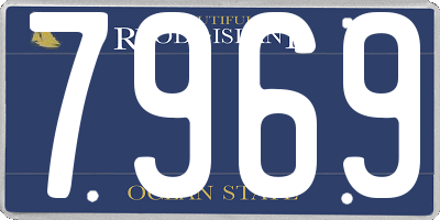 RI license plate 7969