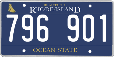 RI license plate 796901