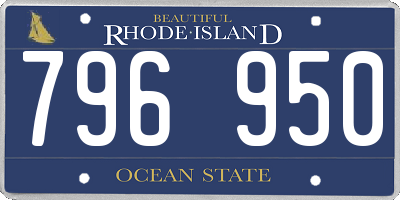 RI license plate 796950