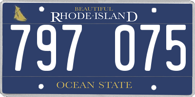 RI license plate 797075