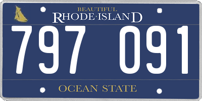 RI license plate 797091