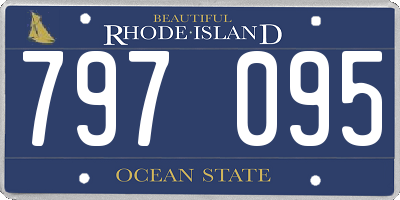 RI license plate 797095