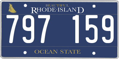 RI license plate 797159