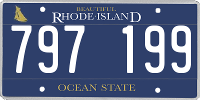 RI license plate 797199