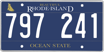 RI license plate 797241