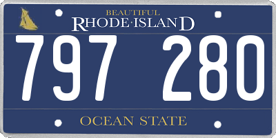 RI license plate 797280