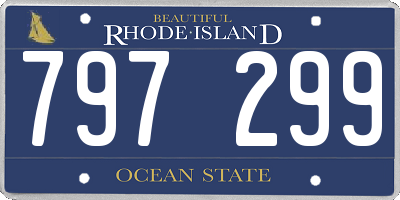 RI license plate 797299